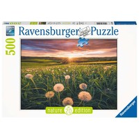 thumb-Paardenbloemen bij zonsondergang - puzzel van 500 stukjes-1