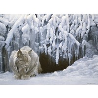 thumb-Dommelende Lynx - puzzel van 1000 stukjes-2