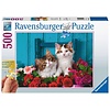 Ravensburger Katjes en Rozen - puzzel van 500 XL stukjes