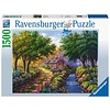 Ravensburger Cottage bij de rivier - puzzel van 1500 stukjes