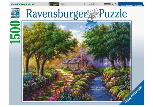  Ravensburger Cottage by the river - 1500 pieces 