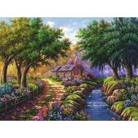 thumb-Cottage by the river - puzzle of 1500 pieces-2