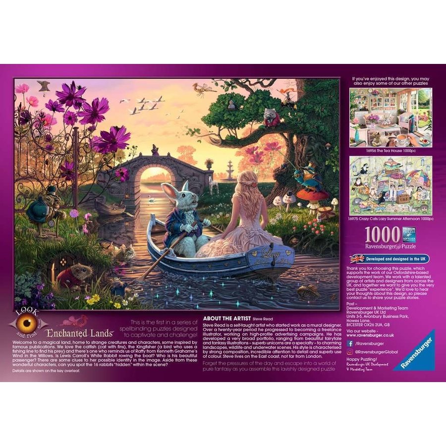 Wonderland - zoek & vind puzzel van  1000 stukjes-3