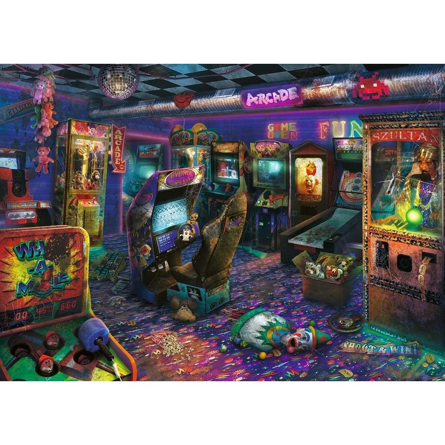 Salle de Jeux oubliée - puzzle de 1000 pièces-2