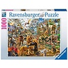 Ravensburger Chaos in de galerie - puzzel van  1000 stukjes