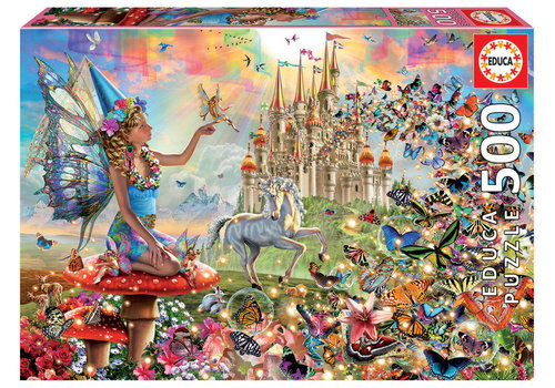  Educa Fairies and Butterflies - 500 pieces 