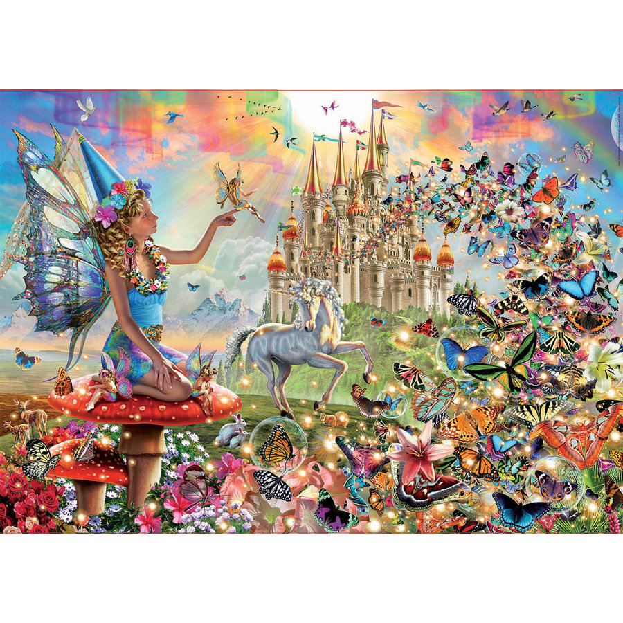 Fées et Papillons - puzzle de 500 pièces-2