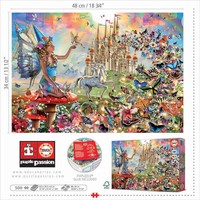 thumb-Fées et Papillons - puzzle de 500 pièces-3