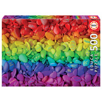 thumb-Coloured Stones - jigsaw puzzle of 500 pieces-1