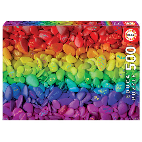  Educa Coloured Stones - 500 pieces 