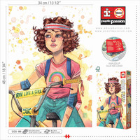 thumb-Run like a Girl - jigsaw puzzle of 500 pieces-3
