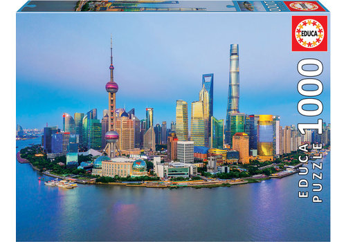  Educa Zonsondergang in Shanghai - 1000 stukjes 