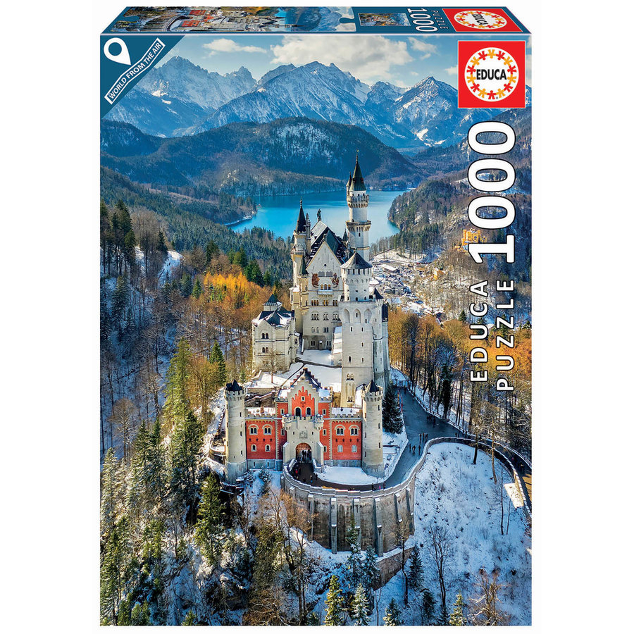 Kasteel Neuschwanstein - puzzel 1000 stukjes-1