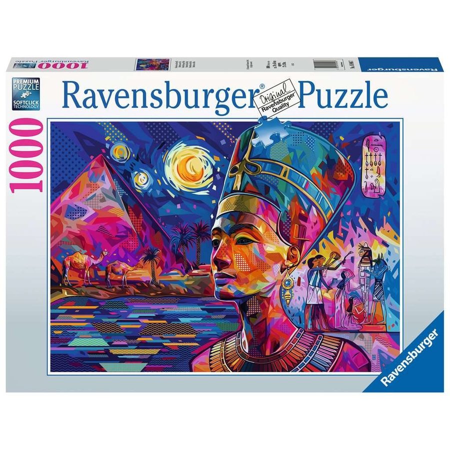 Néfertiti sur le Nil - 1000 pièces de puzzle-1