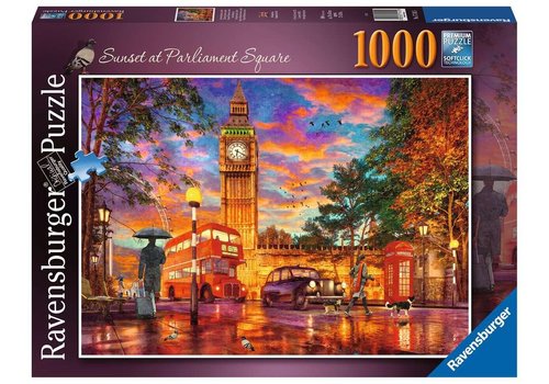  Ravensburger Coucher de soleil à Parliament Square, Londres - 1000 pièces 