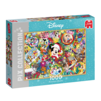 Disney collage Christmas - jigsaw puzzle of 1000 pieces