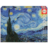 thumb-Vincent van Gogh - La nuit étoilée - puzzle de 1000 pièces-2