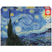 thumb-Vincent van Gogh - Sterrennacht - puzzel 1000 stukjes-2