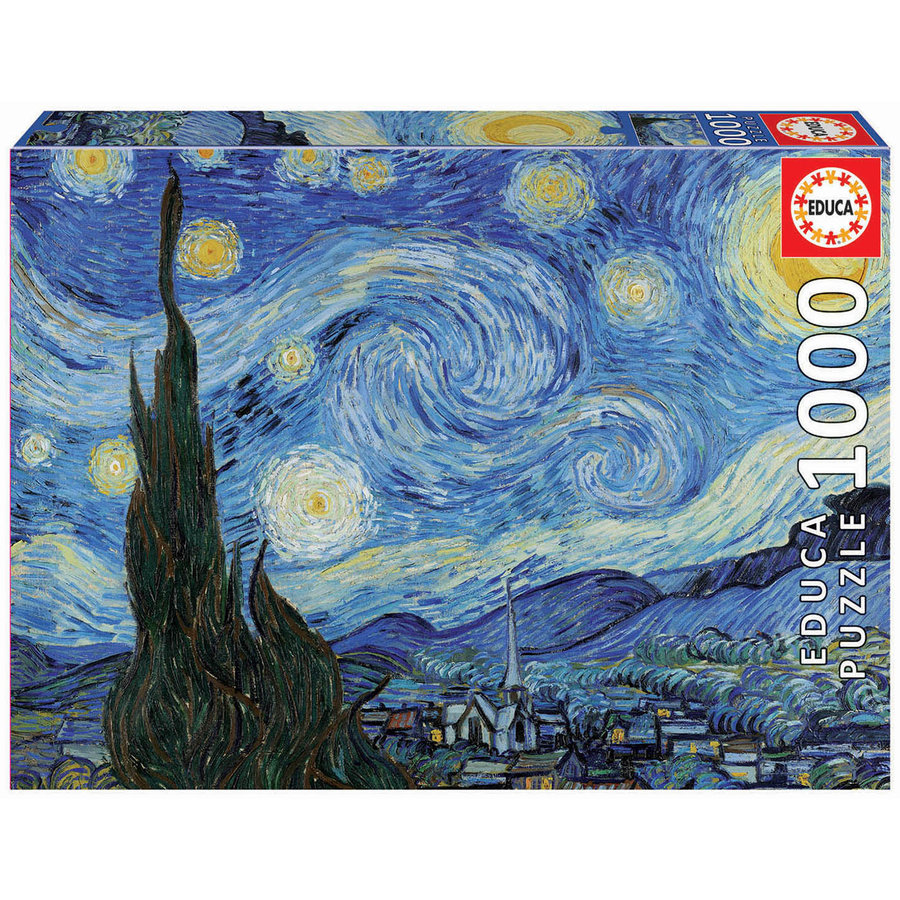 Vincent van Gogh - La nuit étoilée - puzzle de 1000 pièces-2