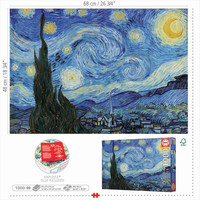 thumb-Vincent van Gogh - La nuit étoilée - puzzle de 1000 pièces-3