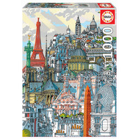 thumb-Paris - Carlo Stanga - puzzle of 1000 pieces-1