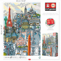 thumb-Paris - Carlo Stanga - puzzle of 1000 pieces-3