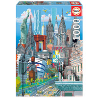 thumb-New York - Carlo Stanga - puzzel 1000 stukjes-1