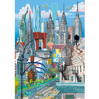 thumb-New York - Carlo Stanga - puzzel 1000 stukjes-2