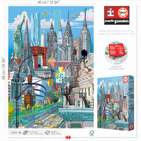 thumb-New York - Carlo Stanga - puzzel 1000 stukjes-3