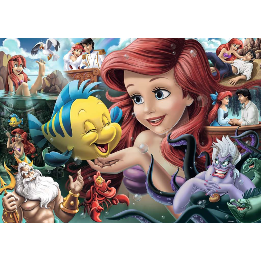 Ariel - Disney Heldinnen 3  - puzzel van  1000 stukjes-2