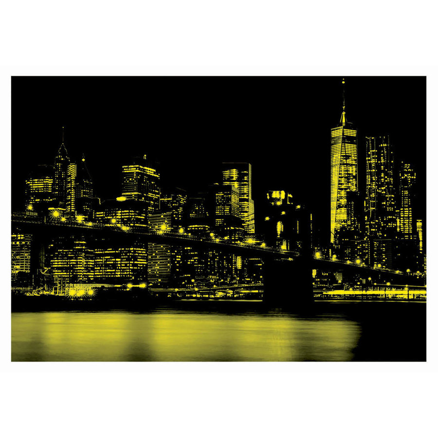 Brooklyn Bridge - Glow in the Dark - puzzle 1000 pieces-3