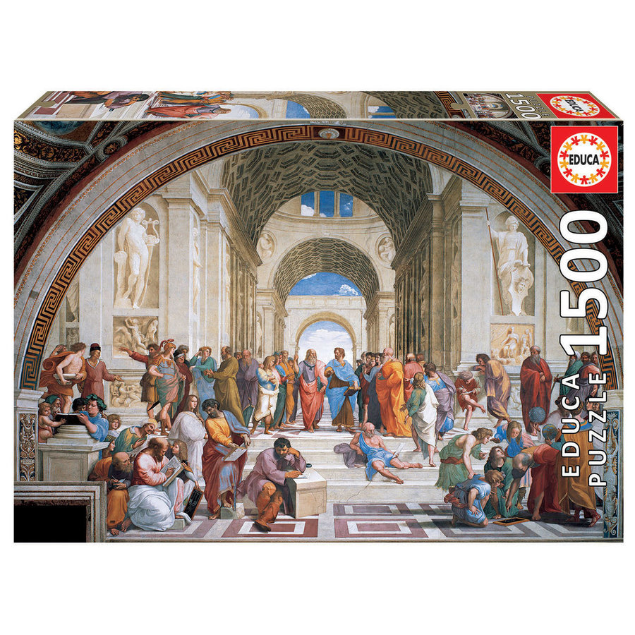 School Of Athens, Raphael - legpuzzel van 1500 stukjes-1