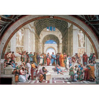 thumb-School Of Athens, Raphael - puzzle de 1500 pièces-2