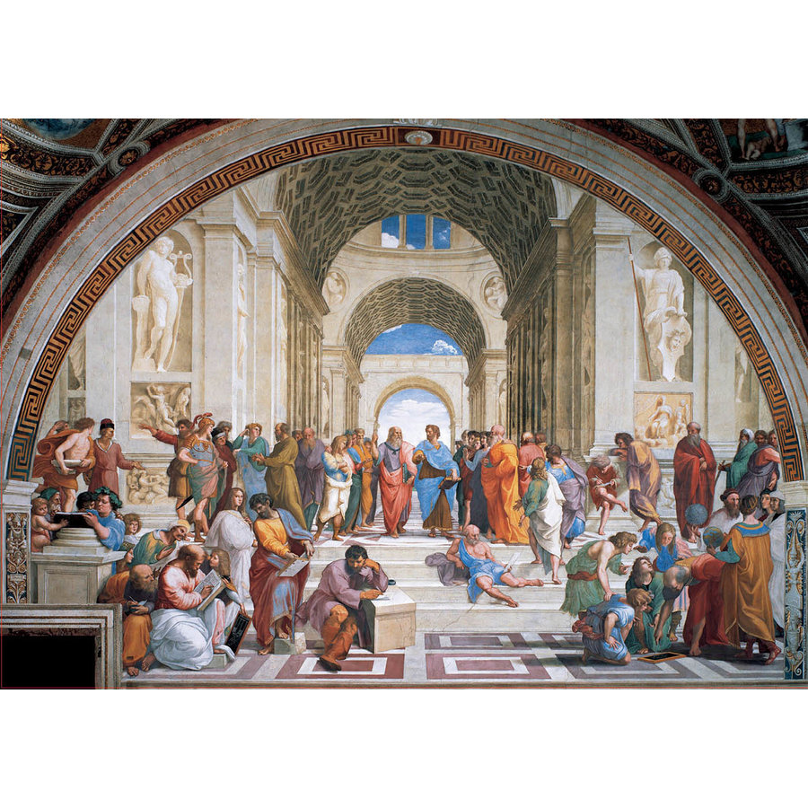 School Of Athens, Raphael - jigsaw puzzle of 1500 pieces-2