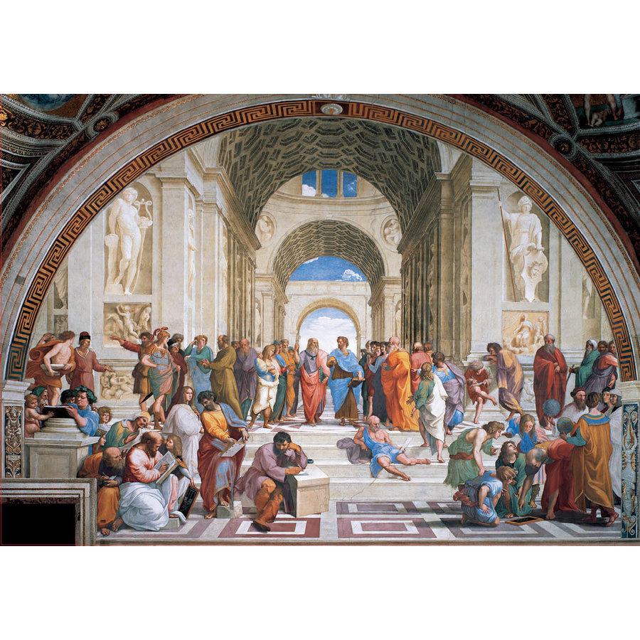 School Of Athens, Raphael - puzzle de 1500 pièces-2