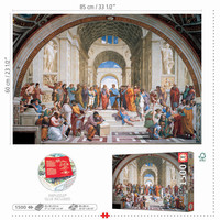 thumb-School Of Athens, Raphael - legpuzzel van 1500 stukjes-3