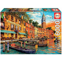 thumb-Coucher de soleil à San Marco - puzzle de 6000 pièces-1