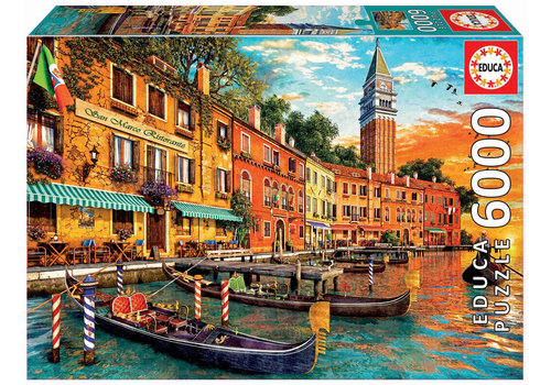 Educa borras Puzzle 2000 Barca On The Lake Multicolor