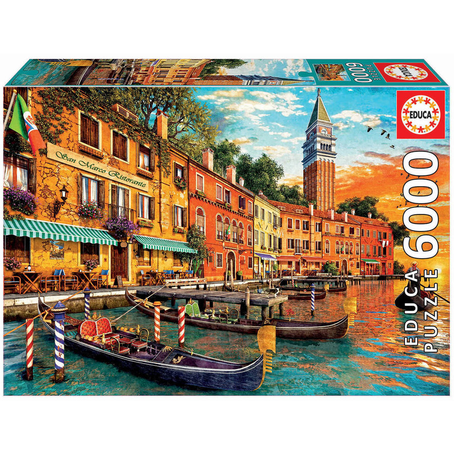 Coucher de soleil à San Marco - puzzle de 6000 pièces-1