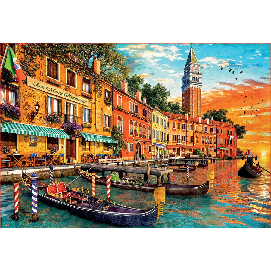 Coucher de soleil à San Marco - puzzle de 6000 pièces-2