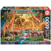 thumb-Savana Coming To Life - jigsaw puzzle of 4000 pieces-1