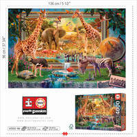 thumb-Savana Coming To Life - jigsaw puzzle of 4000 pieces-3