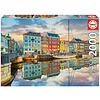 Educa Copenhagen Harbour - jigsaw puzzle of 2000 pieces