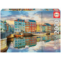 thumb-Haven van Kopenhagen - puzzel van 2000 stukjes-1