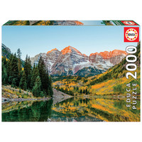 thumb-Maroon Bells - jigsaw puzzle of 2000 pieces-1