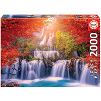 thumb-Waterfall in Thailand - jigsaw puzzle of 2000 pieces-1