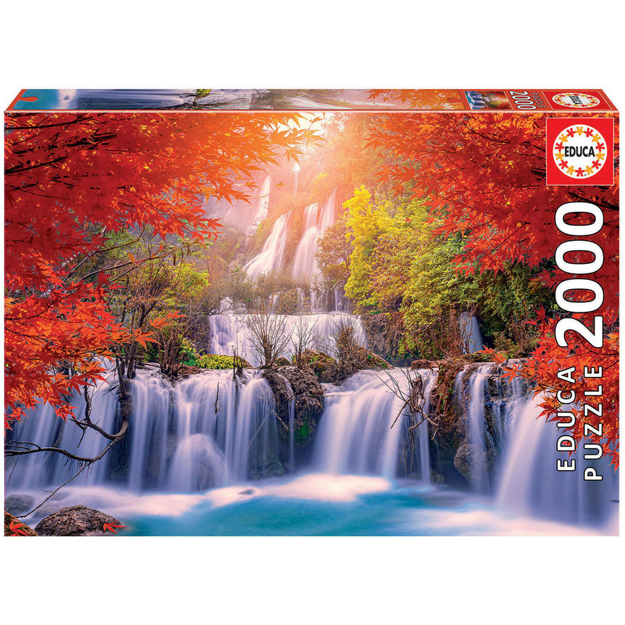 Waterfall in Thailand - jigsaw puzzle of 2000 pieces-1