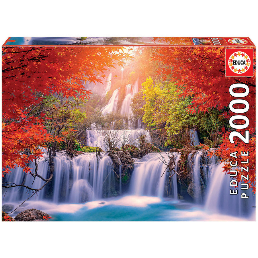 Waterval in Thailand - puzzel van 2000 stukjes-1