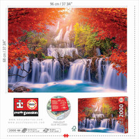 thumb-Waterfall in Thailand - jigsaw puzzle of 2000 pieces-3