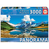 Educa Lake in Switserland - panoramic - jigsaw puzzle of 3000 pieces